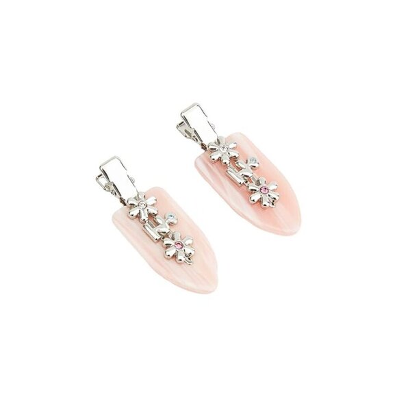 Metal Floret Hair Clips 2 Pack Hair Pins for Thick Hair Stylish Accessories